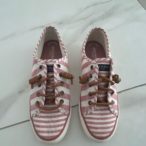 Sperry womens red Striped Shoes